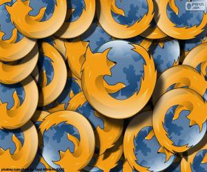 Puzzle Mozilla Firefox λογότυπο